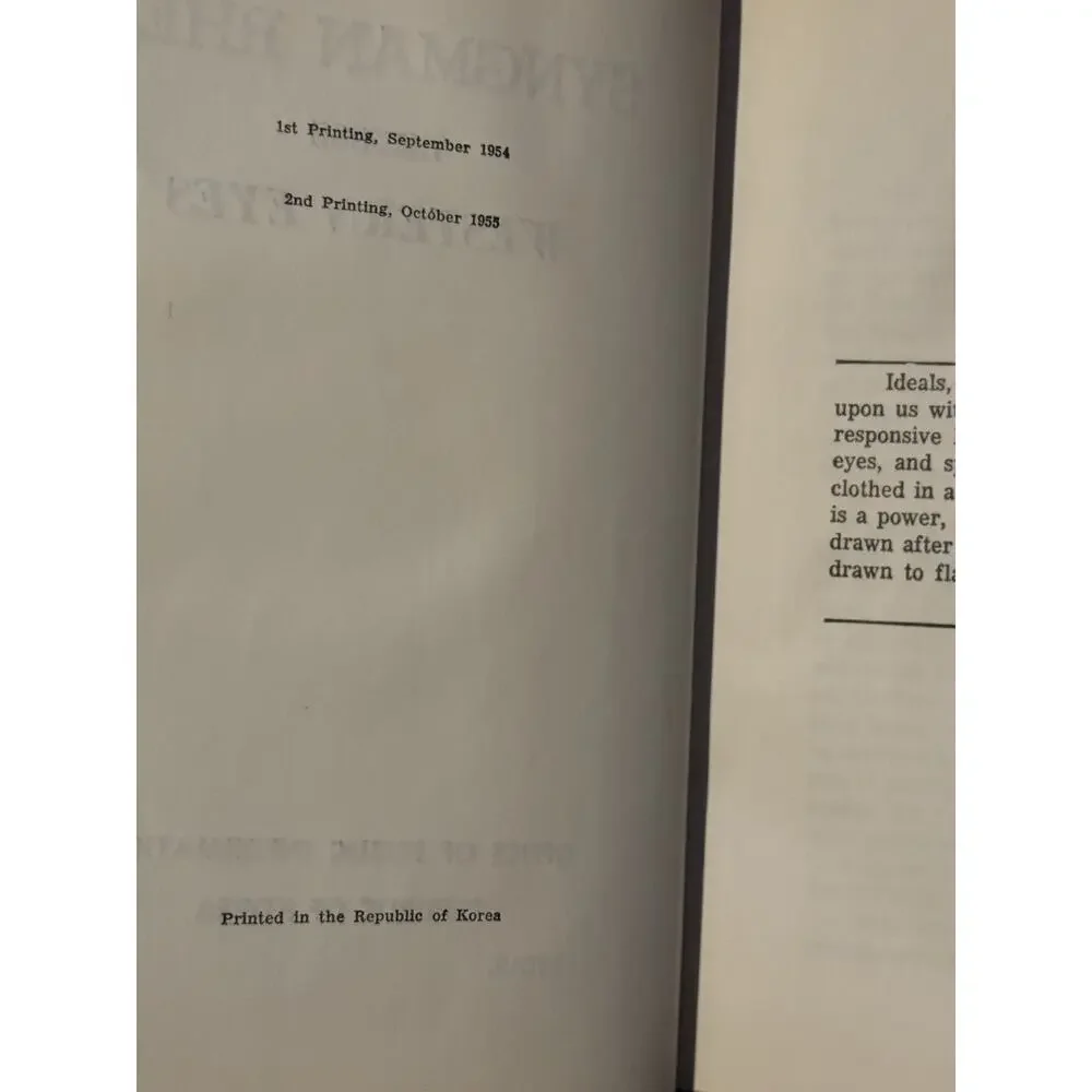 Syngman Rhee Through Western Eyes 1954 HC Korea Seoul Political History READ